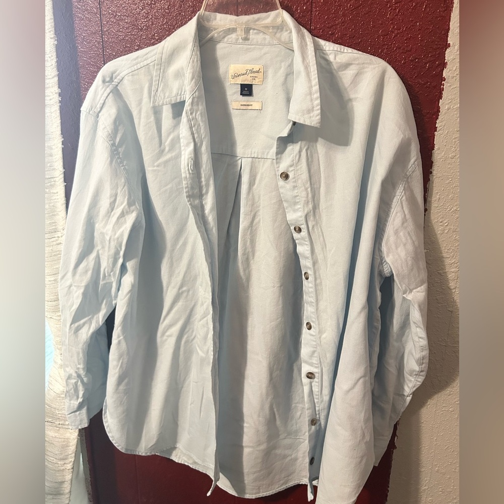 Universal thread button up shirt oversized fit